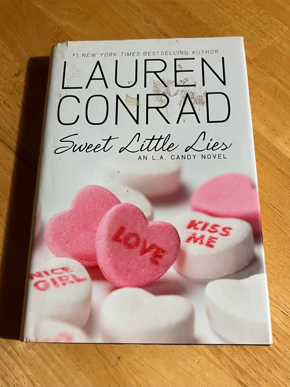 Lauren Conrad Sweet Little Lies — Heart Candy Cover (Pink & White)